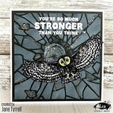 Visible Image Breaking Glass Stencil - 6 x 6