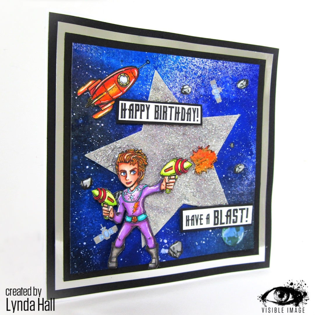 Visible Image Captain Awesome - A6 Stamp Set