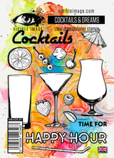Visible Image Cocktails & Dreams - A6 Stamp Set