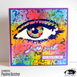 Visible Image Eye Contact Stencil - 6 x 6