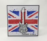 Visible Image Grungy Union Jack Stencil - 6 x 6