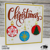 Visible Image Iconic Christmas Stencil - 6 x 6