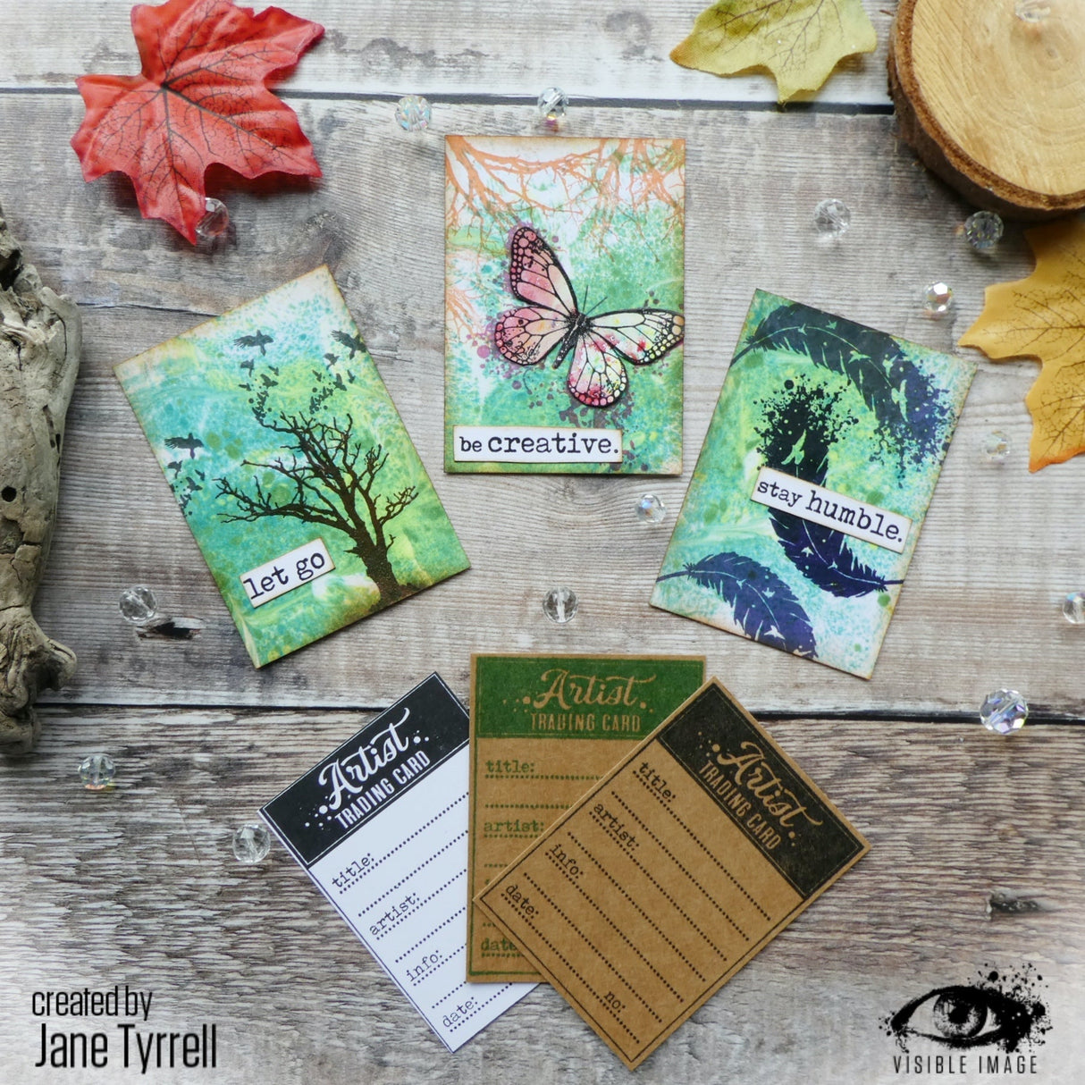 Visible Image Love of ATCs - A6 Stamp Set
