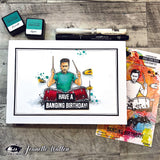 Visible Image Make Some Noise 4 in x 6 in Stamp Set