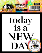 Visible Image New Day Stencil - 4 x 4