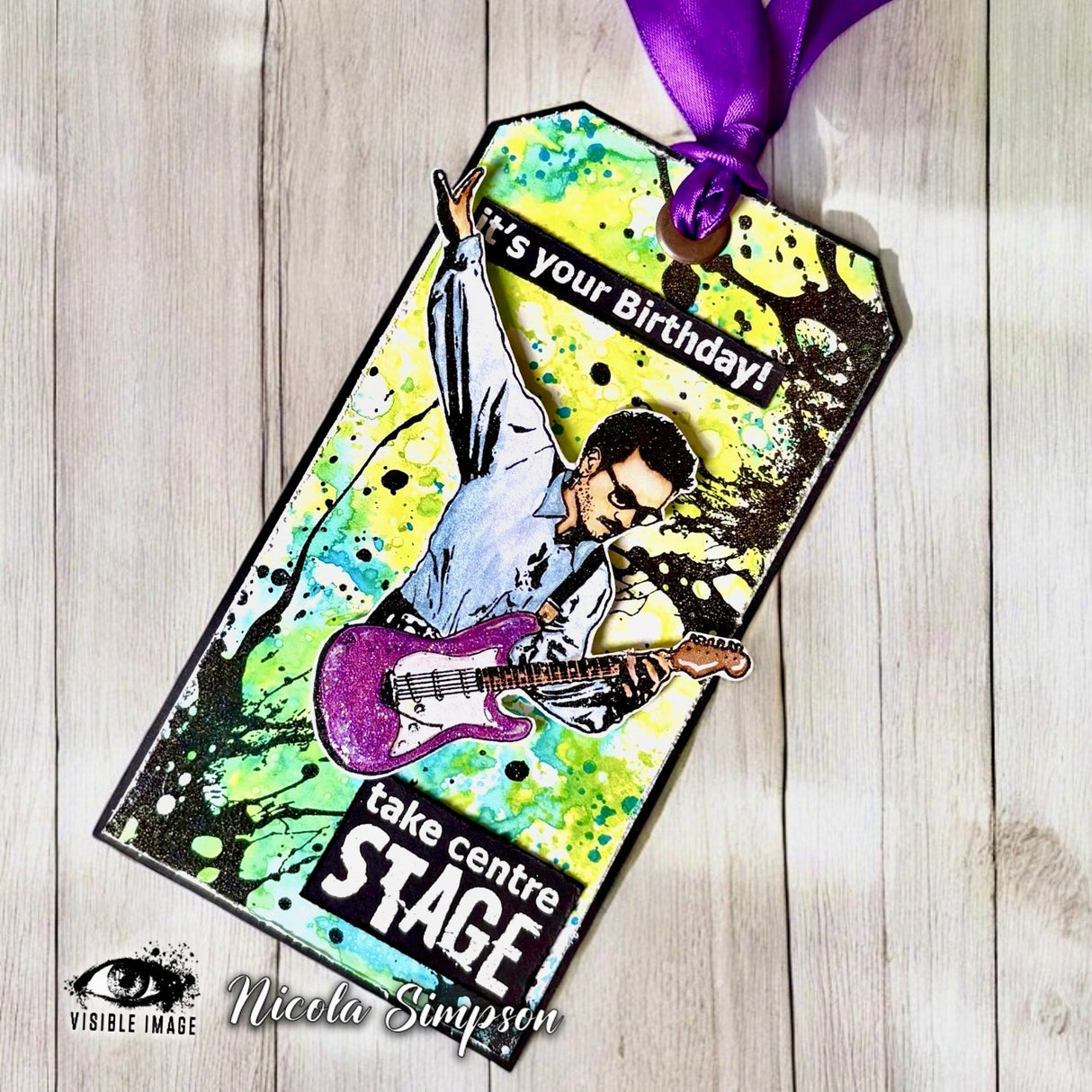 Visible Image Rock Star 4 in x 6 in Stamp Set