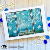 Visible Image Sketched Snowflakes - A6 Stamp Set