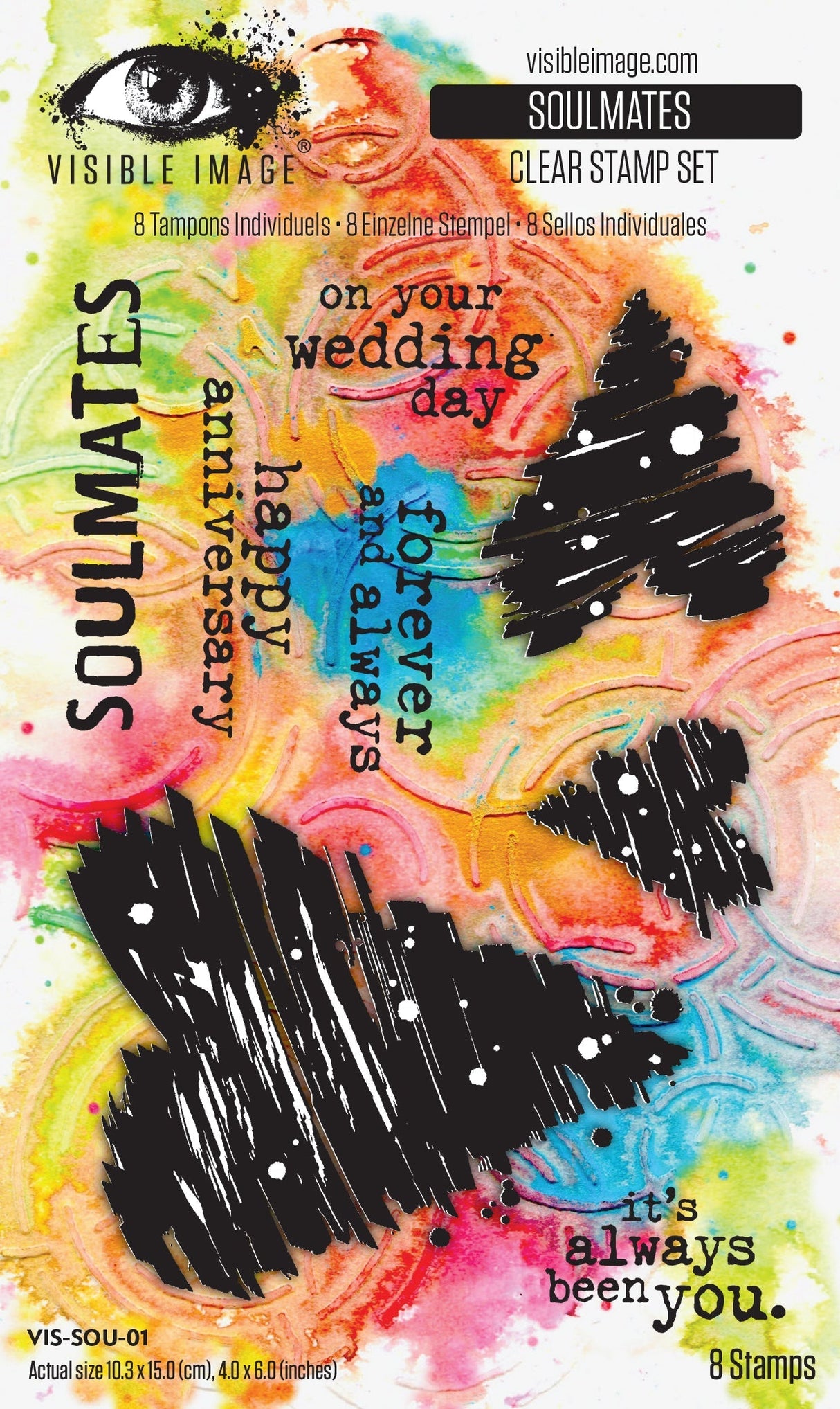 Visible Image Soulmates 4in x 6in Stamp Set