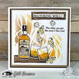 Visible Image Splash of Whisky - A6 Stamp Set