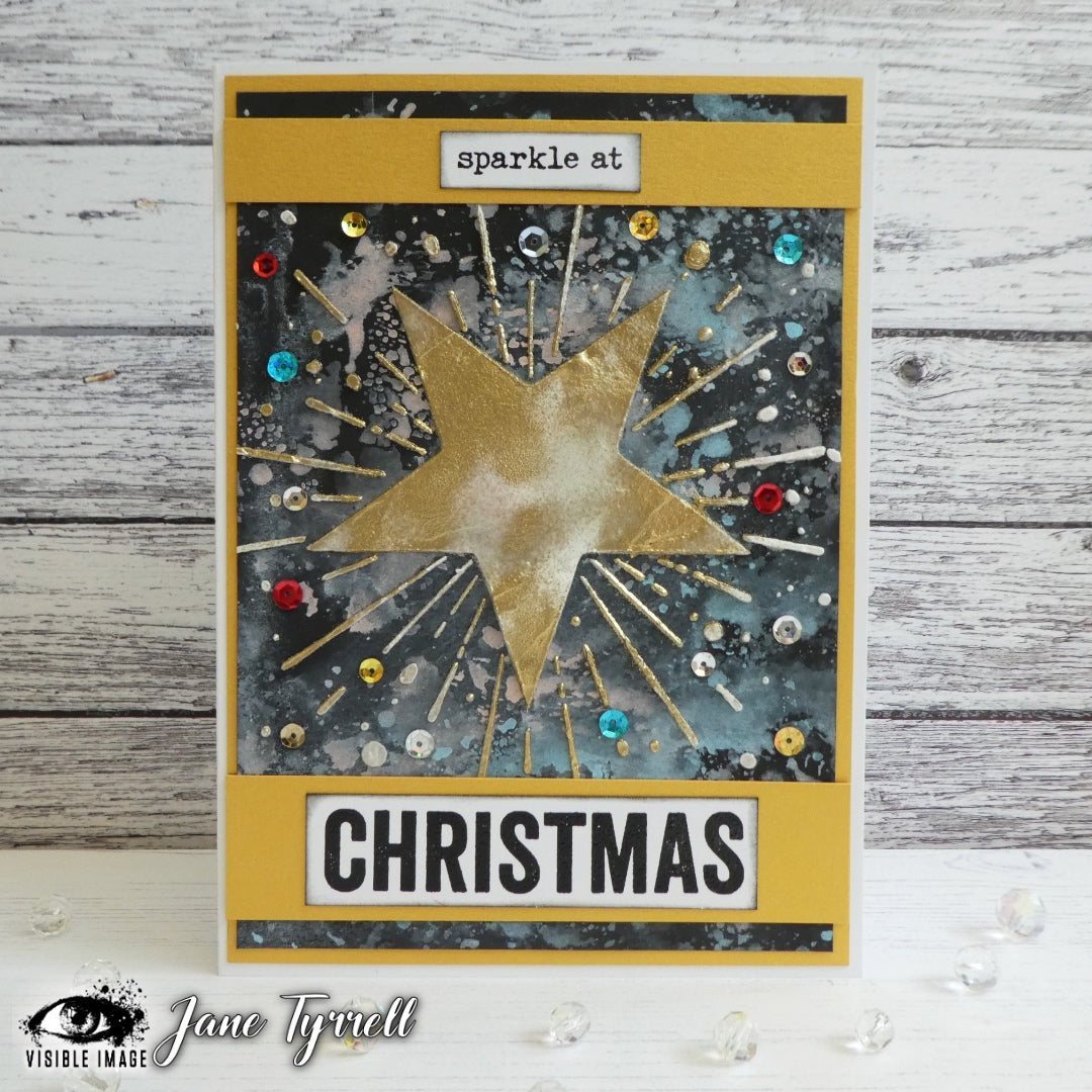 Visible Image Super Star Stencil - 6 x 6