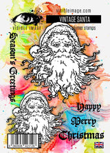 Visible Image Vintage Santa - A6 Stamp Set