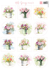 Marianne Design A4 Cutting Sheet - Minis - Hello Spring
