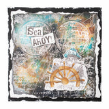 SL Clear Stamp Background Adventures Vintage Treasures 140x140x4mm 1 PC nr.251