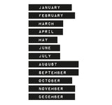 Washi Tape Months Planner Essentials 12 RLnr.14