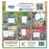 3Quarter Designs Fluttering Wings 12x12 Design Paper & Diecuts Set