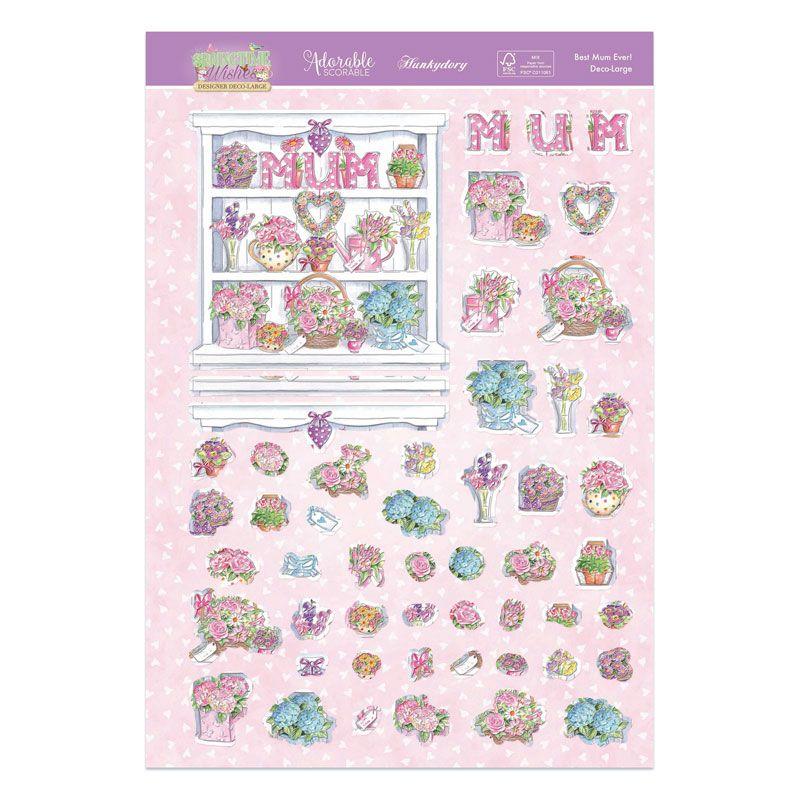 Springtime WIshes Deco-Large - Best Mum Ever!