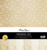 Wedding Joy Foil Gold 12x12 Paper Collection 34509