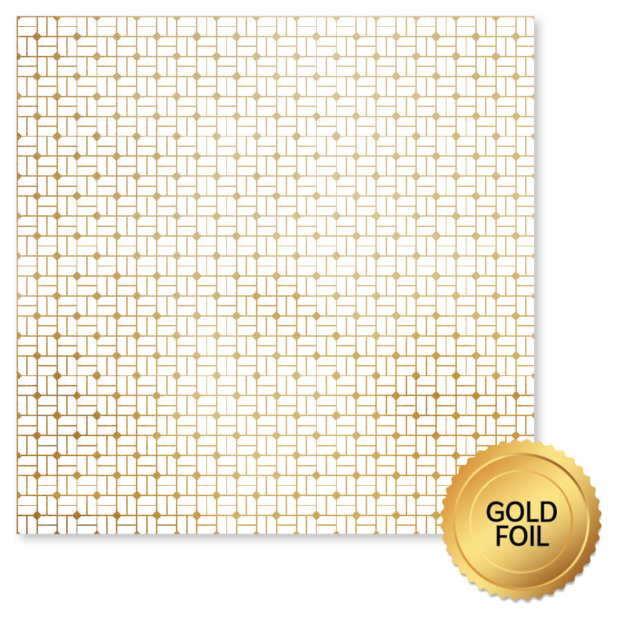 Wedding Joy Foil Gold 6x6 Paper Collection 34530