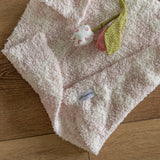 Primrose Pink and Soft White Vintage Floral Lovey