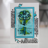 Woodware Clear Singles Flying Keys 4 in x 6 in Stamp