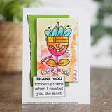 Woodware Clear Singles Blooming 4 in x 6 in Stamp