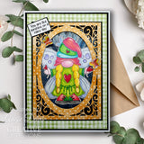 Woodware Clear Singles Butterfly Norma 4 in x 6 in Stamp Set