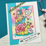 Woodware Clear Singles Happy Everything 4 in x 6 in Stamp