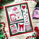 Woodware Clear Singles Winter Sampler 4 in x 6 in Stamp Set