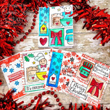 Woodware Clear Singles Winter Sampler 4 in x 6 in Stamp Set