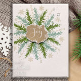 Woodware Clear Singles Glass Tree 4 in x 6 in Stamp Set