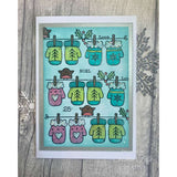 Woodware Clear Singles Tree Wishes 3 in x 4 in stamp Set