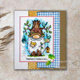 Woodware Clear Singles Birdwatching  4 in x 6 in Stamp Set