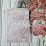 Woodware Clear Singles Postal Rose 4 in x 6 in Stamp Set