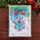 Woodware Clear Singles Glass Tree 4 in x 6 in Stamp Set