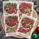 Woodware Clear Singles Peaceful Dove 4 in x 6 in Stamp Set