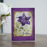 Woodware Clear Singles Lily Sketch 4 in x 6 in Stamp