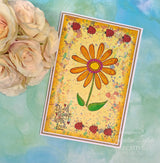 Woodware Clear Singles Petal Doodles With Love 4 in x 6 in Stamp Set