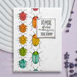Woodware Clear Singles Bug Doodles 4 in x 6 in Stamp Set