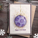 Woodware Clear Singles Paintable Baubles Circles 4 in x 6 in Stamp Set