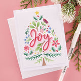 Layered Joy Tree Stencil & Die Bundle from the Layered Christmas Stencils Collection