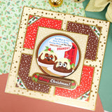 Christmas Crackers Topper Sheet - Festive Food