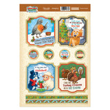 Christmas Crackers Topper Sheet - Festive Friends
