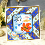 Christmas Crackers Foiled Edge-to-Edge Cardstock