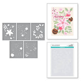 Christmas Florals Stencil from Classic Christmas Collection Etched Dies  from the Classic Christmas Collection