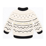 Stitched Christmas Sweater Etched Dies from the Christmas Collection