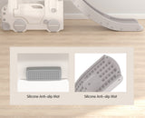 Kids Indoor & Outdoor Bus-Themed Slide with Ball Frame - Interactive Fun for Kids & Toddlers