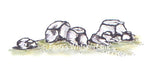 Frog's Whiskers Stamps - Rocks