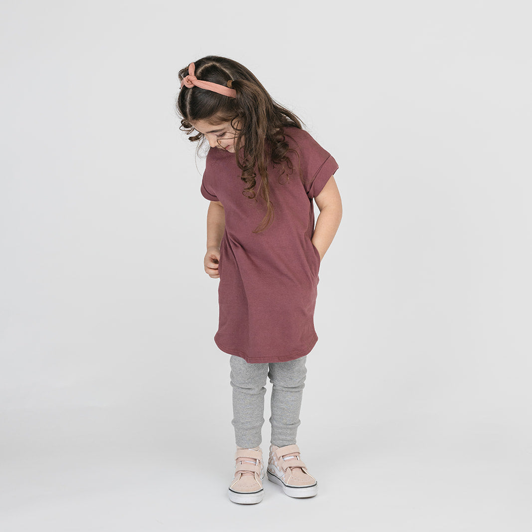 Cloud Rolled Sleeve Dress