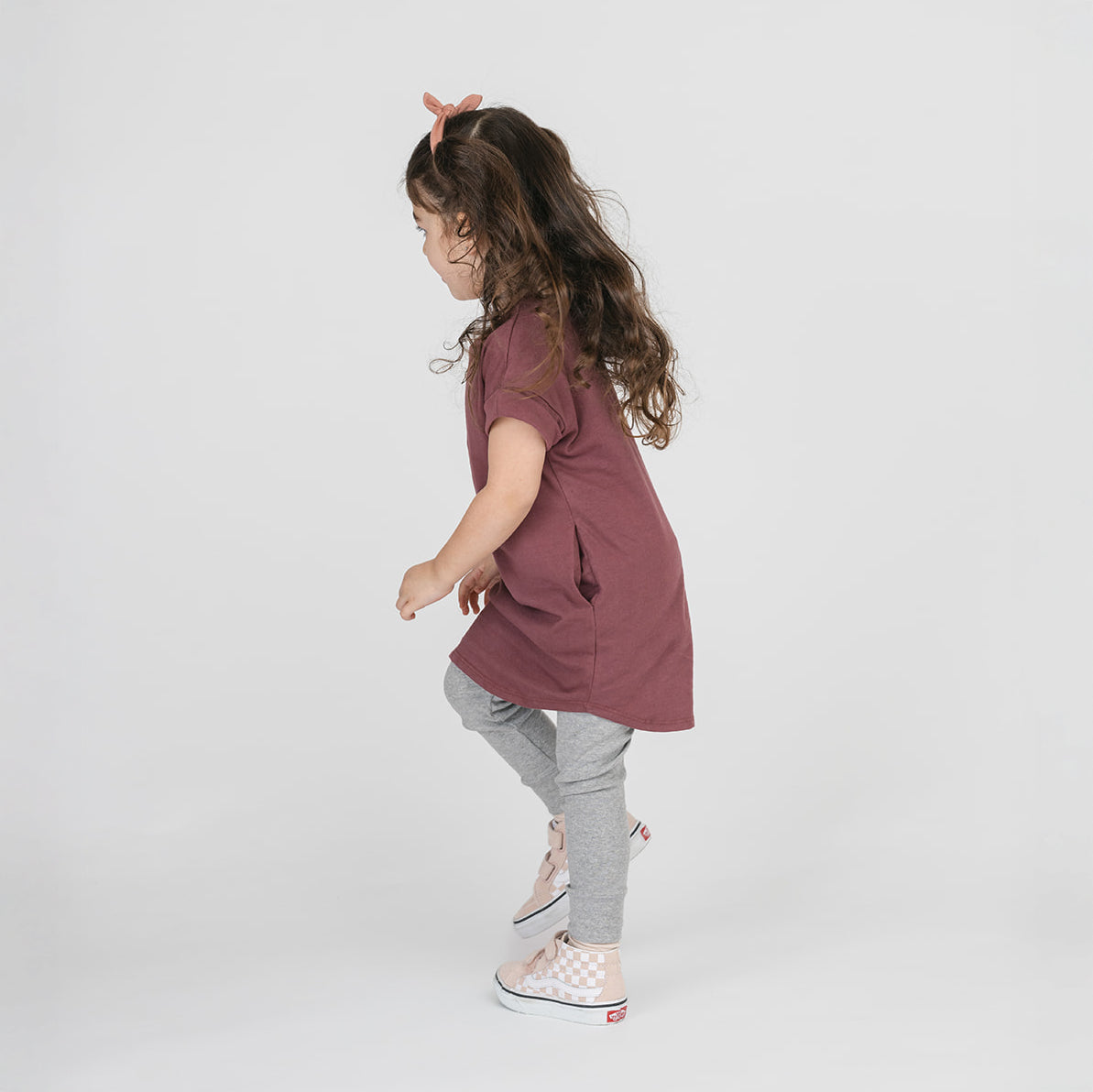 Cloud Rolled Sleeve Dress
