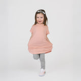 Cloud Rolled Sleeve Dress